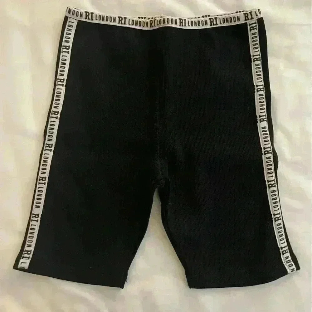 River Island Girls Kids 5-6 Years Matching Short Set Black - Picture 5 of 6